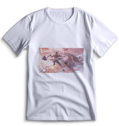 Футболка Top T-shirt Sekiro shadow die twice (Секиро, Япония, Соулс Лайк ) 0060 белая L