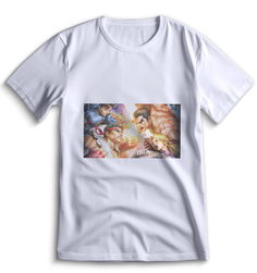 Футболка Top T-shirt Игра Street Fighter (Стрит файтер, файтинг, драка) 0058 белая M