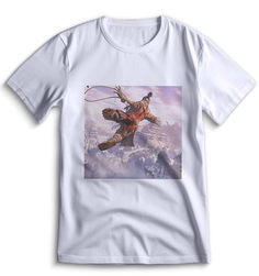Футболка Top T-shirt Sekiro shadow die twice (Секиро, Япония, Соулс Лайк ) 0002 белая L