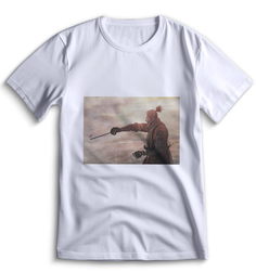 Футболка Top T-shirt Sekiro shadow die twice (Секиро, Япония, Соулс Лайк ) 0047 белая L