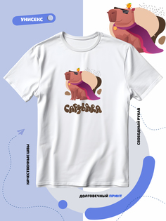 Футболка унисекс Smail-p 1000047 белая 5XL