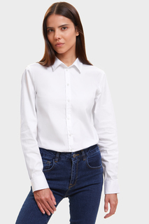 Рубашка женская Kanzler 3S-44WNL-11160-02 белая XL