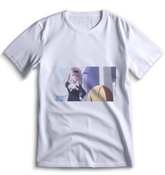 Футболка Top T-shirt Kaguya-Sama Love is War Сама в Любви как на Войне 0079 белая 3XS