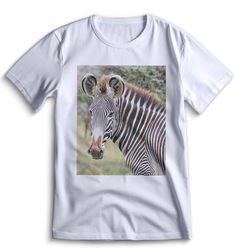 Футболка Top T-shirt зебра ( с зеброй) 0101 белая M
