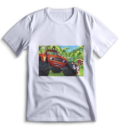 Футболка Top T-shirt Вспыш и чудо машинки 0040 белая XXS