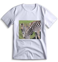 Футболка Top T-shirt зебра ( с зеброй) 0095 белая XXS