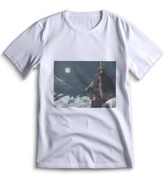 Футболка Top T-shirt Sekiro shadow die twice (Секиро, Япония, Соулс Лайк ) 0029 белая S