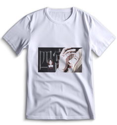 Футболка Top T-shirt Kaguya-Sama Love is War Сама в Любви как на Войне 0041 белая XXS