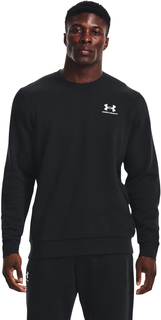 Свитшот мужской Under Armour UA Essential Fleece Crew-BLK черный MD