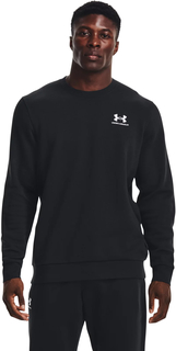 Свитшот мужской Under Armour UA Essential Fleece Crew-BLK черный XL