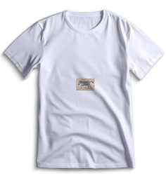 Футболка Top T-shirt зебра ( с зеброй) 0071 белая L