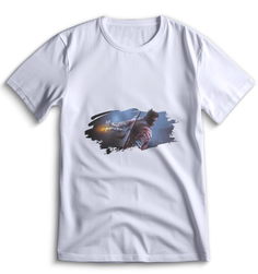 Футболка Top T-shirt Sekiro shadow die twice (Секиро, Япония, Соулс Лайк ) 0003 белая L
