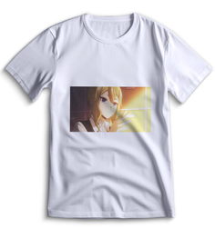 Футболка Top T-shirt Kaguya-Sama Love is War Кагуя Сама в Любви как на Войне 0126 белая M