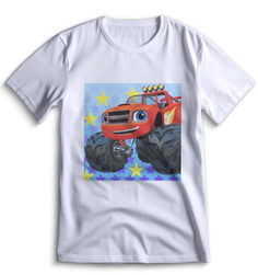 Футболка Top T-shirt Вспыш и чудо машинки 0079 белая XXS