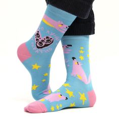 Носки St. Friday Socks Лунные лисы, GEN21-923-16 42-46, 1 пара