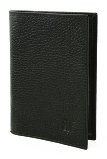 Обложка для паспорта мужская Dimanche 180 черная