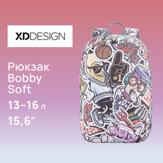 Рюкзак для ноутбука унисекс XD Design Bobby Soft Art 15,6" граффити