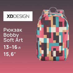 Рюкзак для ноутбука унисекс XD Design Soft Art 15,6" геометрик