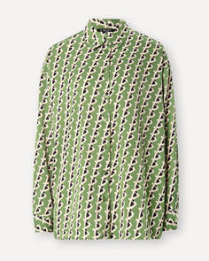 Рубашка женская Incity 1.1.2.23.01.04.02472 зеленая XXS