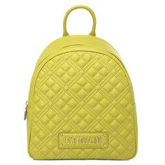 Рюкзак женский Love Moschino JC4061PP FW23 желто-зеленый, 30x25x12 см