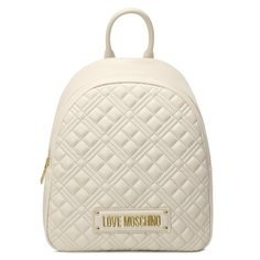 Рюкзак женский Love Moschino JC4061PP FW23 молочно-бежевый, 30x25x12 см