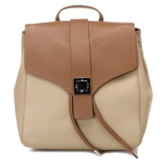 Рюкзак женский Tendance MRH22-208 серо-бежевый, 27x33x13 см