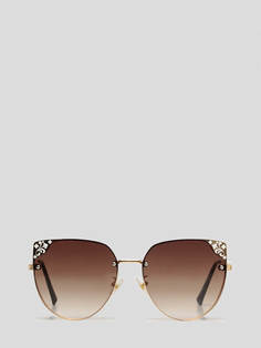 Солнцезащитные очки женские Vitacci EV23028-2 коричневые