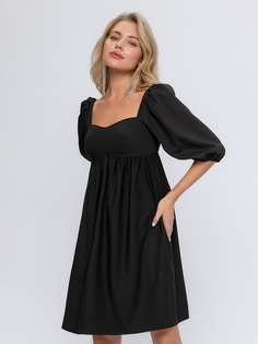 Платье женское 1001dress 0102961BK черное 48 RU