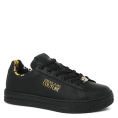 Кеды женские Versace Jeans Couture 74VA3SKL черные 35 EU