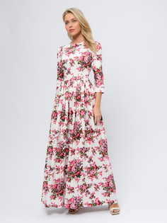 Платье женское 1001dress 0100505WP белое 40 RU