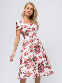 Платье женское 1001dress 100357 белое 40 RU