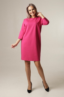 Платье женское Elenatex П-145 розовое 44 RU
