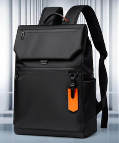 Рюкзак унисекс CityFOX. Looks of the City RK-22_USB черный, 16х40х34 см