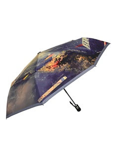 Зонт женский ZEST 83725 бежево-серый