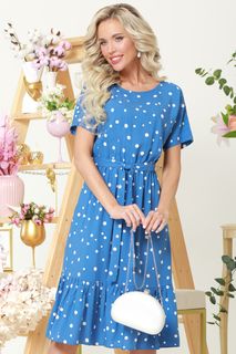 Платье женское DSTrend Больше чем любовь синее 52 RU