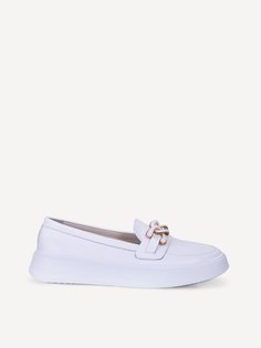 Лоферы женские Touch of Melanesi white045 белые 39 RU