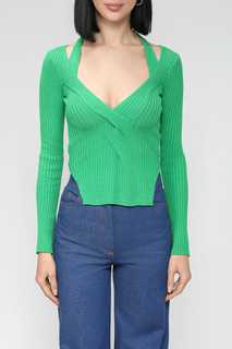 Пуловер женский Rinascimento CFM0011207003 зеленый S/M