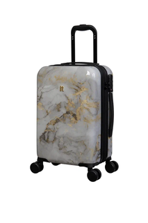 Чемодан унисекс it luggage Sheen серый, 55х36.5х23 см
