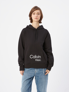Худи женское Calvin Klein Jeans J20J219933BEH черное, размер XS