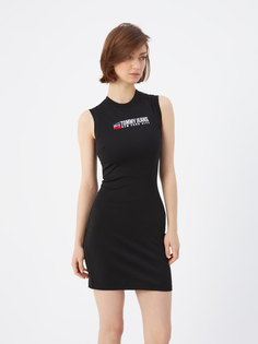 Платье женское Tommy Jeans DW0DW13833BDS черное, размер XS