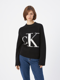 Свитер женский Calvin Klein Jeans J20J219777BEH черный, размер M