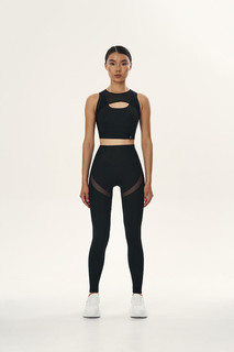 Спортивные леггинсы женские BODY ICON LS-1008 черные L