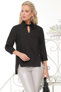 Блуза женская DStrend 0295 черная 46 RU