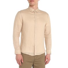 Рубашка мужская Maison David ML2120 бежевая S