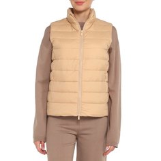Утепленный жилет женский Maison David MLW221202 бежевый XS