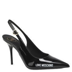 Туфли женские Love Moschino JA10149G FW23 черные 40 EU