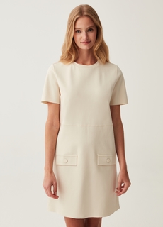 Платье OVS для женщин, белое, размер M, 1827805