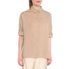 Рубашка женская Maison David MLY2115-1 бежевая M