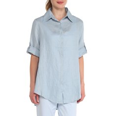 Рубашка женская Maison David MLY2116 голубая XS