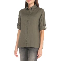 Рубашка женская Maison David MLY2115 зеленая XS
